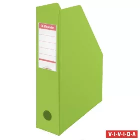   Iratpapucs, PVC/karton, 70 mm, összehajtható, ESSELTE, Vivida zöld
