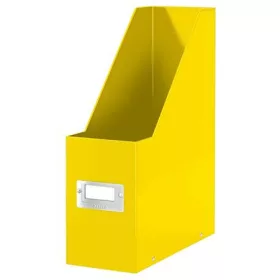   Iratpapucs, PP/karton, 95 mm, LEITZ "Click&Store", sárga