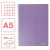 Spirálfüzet, A5, kockás, 80 lap, ESSELTE  "Colour'Breeze", levendula