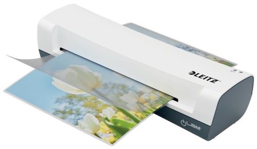 Laminálógép, A4, 75-125 mikron, LEITZ "iLam Home", fehér