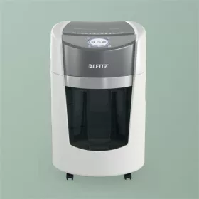   Iratmegsemmisítő, mikrokonfetti, 8 lap, LEITZ "IQ OptiMax Small Office 350 P5"