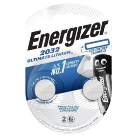   Gombelem, lítium, CR2032, 2 db, ENERGIZER "Ultimate"