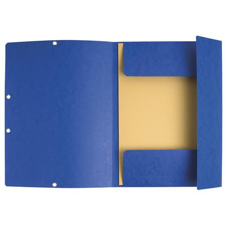 Gumis mappa, prespán, A4, EXACOMPTA, kék