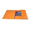 Gumis, mappa, karton, A4, EXACOMPTA "Iderama", narancs