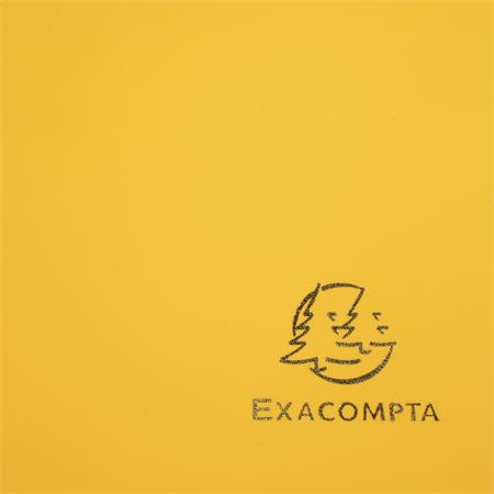 Gumis mappa, PP, A4, EXACOMPTA "Opaque", sárga