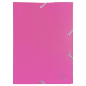 Gumis mappa, PP, A4, EXACOMPTA "Opaque", fukszia