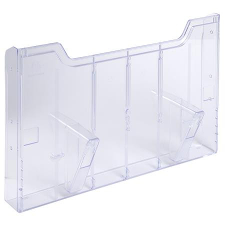 Katalógustartóhoz fali kiegészítő, A4, fekvő, EXACOMPTA "Office", áttetsző