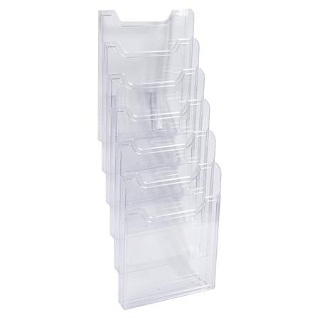 Katalógustartó elem, A4, álló, EXACOMPTA "Office", áttetsző, dupla