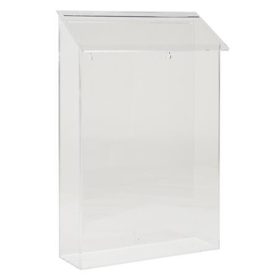   Katalógustartó, kültéri, tetővel, A4, álló, EXACOMPTA, áttetsző