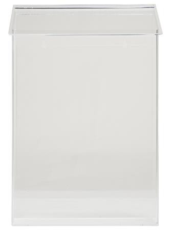 Katalógustartó, kültéri, tetővel, A4, álló, EXACOMPTA, áttetsző