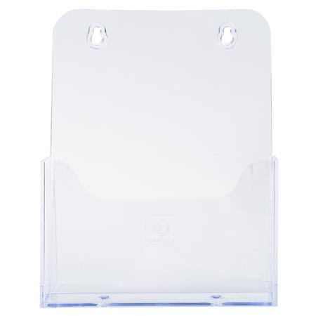 Katalógustartó, asztali, A5, álló, 1 rekeszes, EXACOMPTA "Office", áttetsző