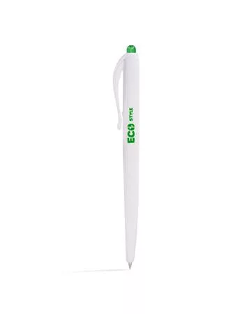 Golyóstoll, 0,25 mm, nyomógombos, FLEXOFFICE "FO-029 Eco Style", kék