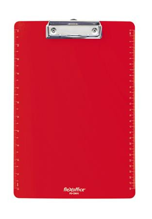 Felírótábla, A4, műanyag, FLEXOFFICE "FO-CB011", piros