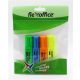 Szövegkiemelő, 1-4 mm, FLEXOFFICE "HL05", 4 különböző szín