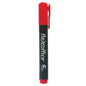  Alkoholos marker, 1,5 mm, kúpos, FLEXOFFICE "PM03", piros