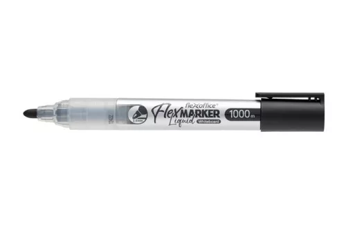 Táblamarker, 2,5 mm, kúpos, FELXOFFICE "WB016", fekete