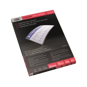   Meleglamináló fólia, 75 mikron, A4, fényes, GBC "High Speed"