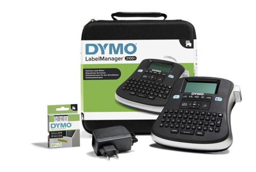 Elektromos feliratozógép,  DYMO "LM 210D" készlet táskában