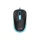 Egér, vezetékes, optikai, normál méret, USB, GENIUS "DX-123", fekete-kék