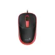 Egér, vezetékes, optikai, normál méret, USB, GENIUS "DX-123", fekete-piros