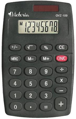 Zsebszámológép, 8 számjegy, VICTORIA "GVZ-109"