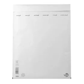   Légpárnás tasak, 370x480 mm külméret, 350x470 mm belméret, VICTORIA, "W10", fehér