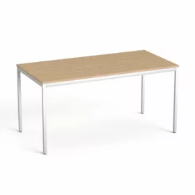   Általános asztal fémlábbal, 75x150 cm, MAYAH "Freedom SV-39", kőris