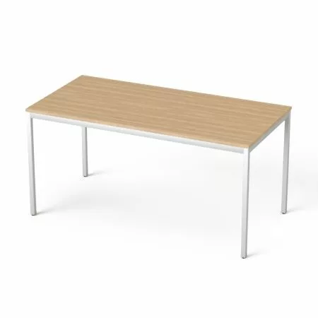 Általános asztal fémlábbal, 75x150 cm, MAYAH "Freedom SV-39", kőris