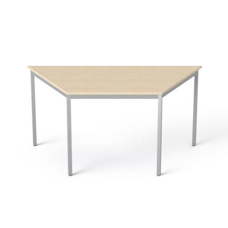 Általános asztal fémlábbal, trapéz alakú, 75x150/75 cm, MAYAH "Freedom SV-41", juhar