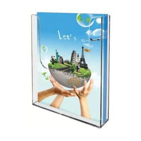 Prospektustartó, fali, 1 rekeszes, A4