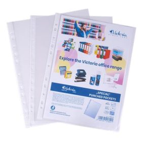   Genotherm, lefűzhető, A4+, 55 mikron, víztiszta, VICTORIA OFFICE