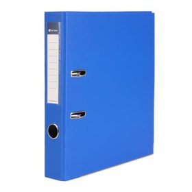   Iratrendező, 50 mm, A4, PP/karton, élvédő sínnel, VICTORIA OFFICE, "Basic", királykék