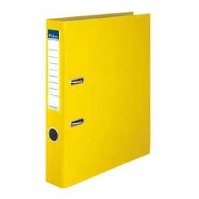   Iratrendező, 50 mm, A4, PP/karton, VICTORIA, "Basic", sárga