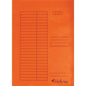 Gyorsfűző, karton, A4, VICTORIA, narancs (1db)
