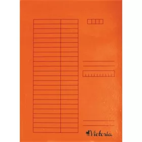 Pólyás dosszié, karton, A4, VICTORIA, narancs