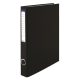 Gyűrűs könyv, 2 gyűrű, 35 mm, A4, PP/karton, VICTORIA, fekete