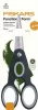 Olló, konyhai, 22 cm FISKARS "Functional ReNew", fekete