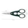 Olló, konyhai, 22 cm FISKARS "Functional ReNew", fekete