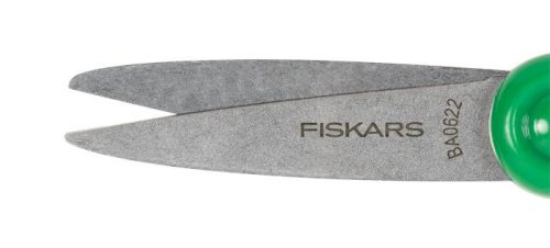 Olló, iskolai, 15 cm, FISKARS, zöld