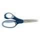 Olló, iskolai, 18 cm, balkezes, FISKARS, csillámos kék