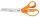 Olló, cikkcakk, 23 cm, FISKARS "Classic", narancssárga