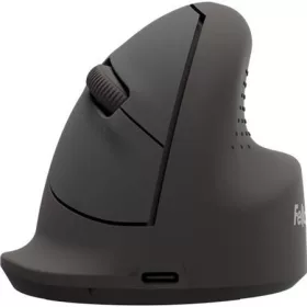   Egér, vezeték nélküli, optikai, vertikális, közepes méret, FELLOWES "Breyta™", fekete