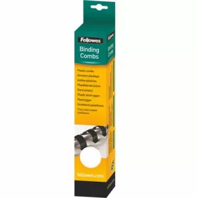   Spirál, műanyag, 14 mm, 81-100 lap, FELLOWES, 25 db, fehér