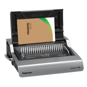   Spirálozógép, műanyag spirálkötéshez, elektromos, 500 lap, FELLOWES "Galaxy-E"