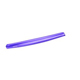   Csuklótámasz billentyűzethez, géltöltésű, FELLOWES "Crystal™ Gel", lila