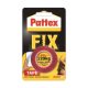 Ragasztószalag, kétoldalas, 19 mm x 1,5 m, HENKEL "Pattex Fix 120 kg",  piros