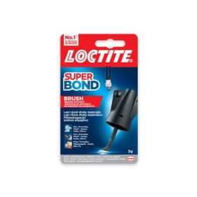  Pillanatragasztó, ecsetes, 5 g, HENKEL "Loctite Super Bond"