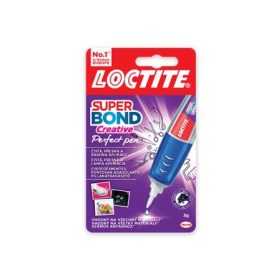   Pillanatragasztó, 3 g, HENKEL "Loctite Super Bond  CEATIVE Perfect Pen"