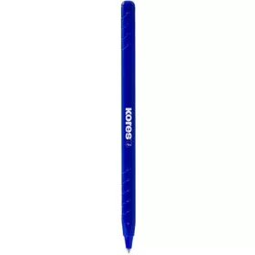   Golyóstoll, 1,0 mm, kupakos, háromszögletű, KORES "K0R-M", kék