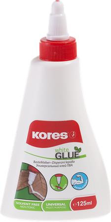 Hobbyragasztó, 125 ml, KORES "White Glue"